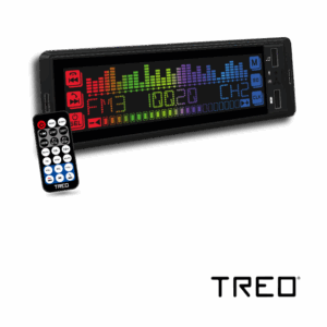 1 DIN MP3 PLAYER CON PANTALLA TÁCTIL, USB Y BT - TREOF1TS