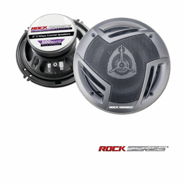 SET DE 4 BOCINAS COAXIALES DE 3 VÍAS DE 6